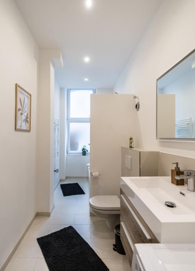 Hochwertige Altbauwohnung Im Modernen Stil In Wiesbaden - Kueche - Terrasse - Wlan - Zentral Eksteriør billede