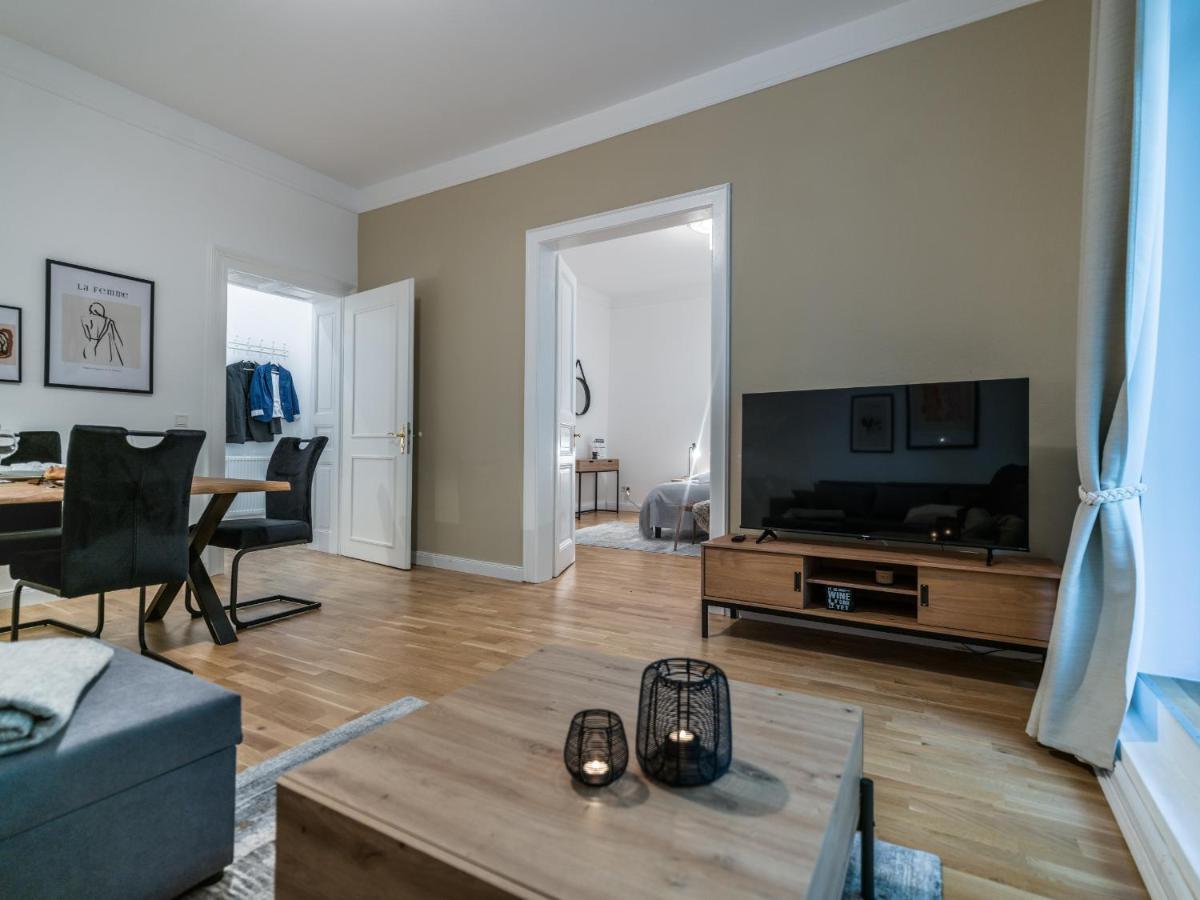 Hochwertige Altbauwohnung Im Modernen Stil In Wiesbaden - Kueche - Terrasse - Wlan - Zentral Eksteriør billede