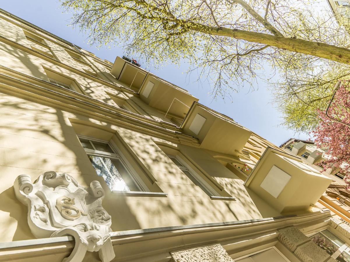 Hochwertige Altbauwohnung Im Modernen Stil In Wiesbaden - Kueche - Terrasse - Wlan - Zentral Eksteriør billede